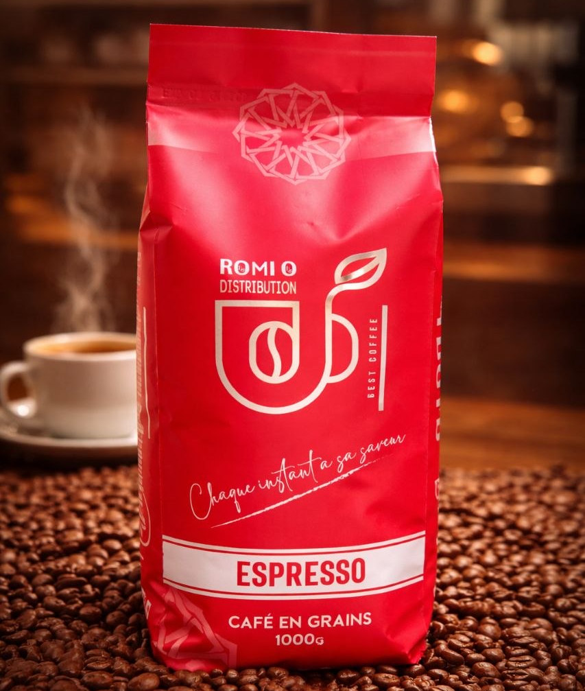 ☕ قهوة روميو - مزيج حبوب الروبيستا الفاخرة (1 كجم)